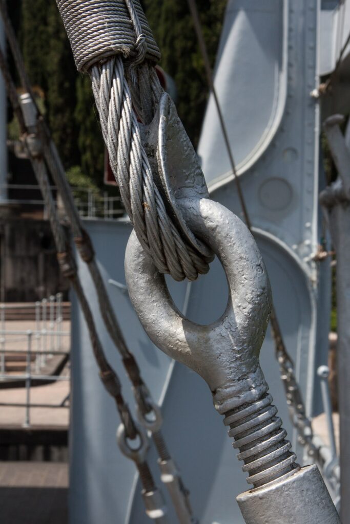 Aplicação dos cabos de aço