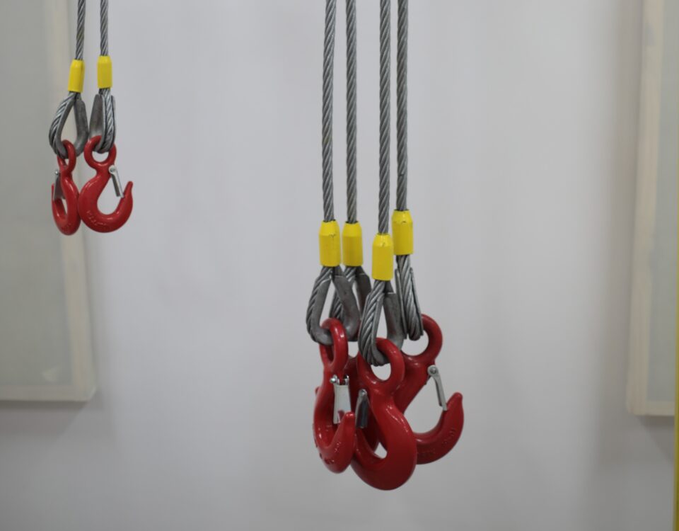 Lingas de cabo de aço